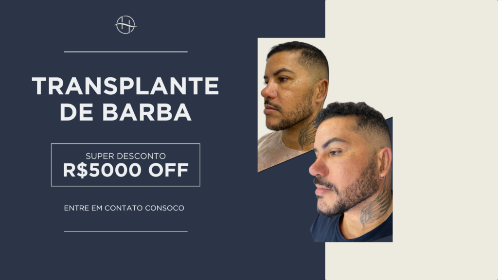 Banner Horizontal Transplante de Barba